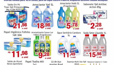 Confira as ofertas da segunda da limpeza do Mercado Julifran em Fátima do Sul