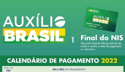 Confira o calendário de pagamentos do Auxílio Brasil para 2022
