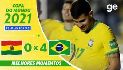 Brasil goleia a Bolívia e quebra recorde nas Eliminatórias