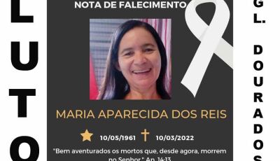 Adventistas de luto pelo falecimento de  Maria Aparecida, mãe do Prof. Douglas de Glória de Dourados