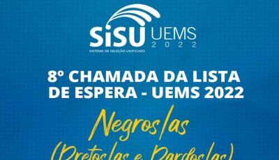 UEMS convoca candidatos cotistas negros para 8&ordm; chamada do Sisu 2022