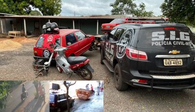 Polícia Civil prende em flagrante, autores de 02 furtos de motocicletas em Fátima do Sul