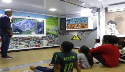 Crianças do Rede Solidária recebem orientações para o bom uso da energia elétrica
