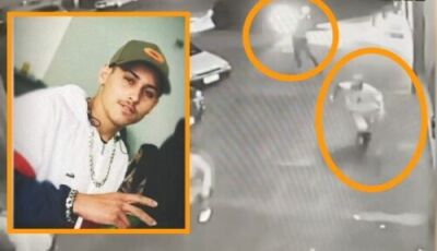 Vídeo mostra momento exato em que jovem foi executado na frente de tabacaria  - ASSISTA