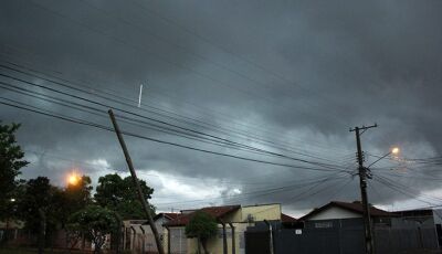 Defesa Civil emite alerta de tempestades nesta quarta-feira em Mato Grosso do Sul