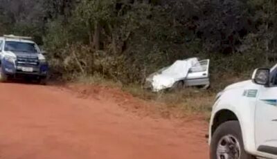 Casal e bebê morrem após capotamento em estrada rural de MS
