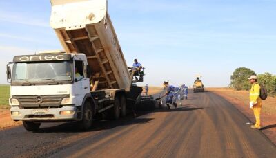 Obras em rodovia na fronteira ajudam a escoar produção pela Rota Bioceânica
