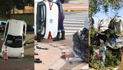 Fim de semana trágico: 08 acidentes com 04 mortes é registrado em Mato Grosso do Sul