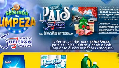 BORA LIMPAR: Veja as OFERTAS da Segunda da Limpeza do Mercado Julifran em Fátima do Sul