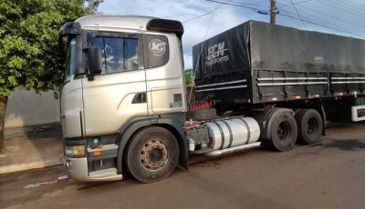 Caminhoneiro de MS é amarrado e tem caminhão roubado no estado do Paraná
