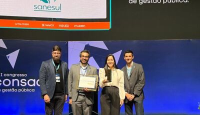 Sanesul e MSGÁS recebem prêmio de excelência no segmento de serviços essenciais