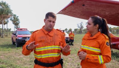 Bombeiros atuam no monitoramento e combate a incêndios florestais em todo MS