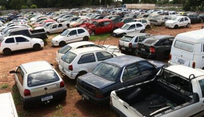 Leilão de veículos recolhidos na região de Dourados recebe lances até dia 27 de setembro