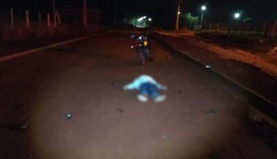 Motociclista bate em morro de terra e morre em cidade de MS