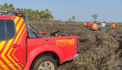 Com monitoramento integral, Bombeiros de MS atuam no combate a três incêndios florestais no Pantanal