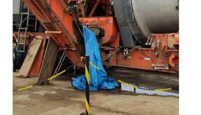 Trabalhador morre triturado enquanto consertava máquina em Mato Grosso do Sul