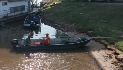 Durante pescaria, homem pula no rio para se refrescar e morre em MS
