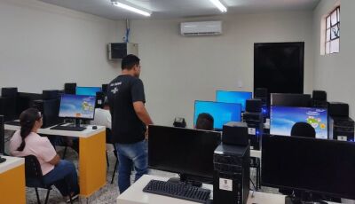 Para capacitar egressos e familiares, Agepen inaugura sala de informática no Escritório Social