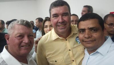 Pré-candidato a Prefeito em Vicentina, Duda Machado marca presença em Convenção Estadual do PSDB