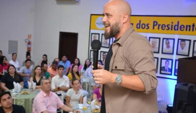Palestra de Diego Maia na ACIFAS lotou salão e inspira empresários de Jateí, Vicentina e Fátima