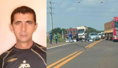 Motociclista morto por caminhão era professor em escolinha de futebol em MS