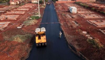 Em fase de conclusão, obras de drenagem e asfalto vão beneficiar moradores de Terenos