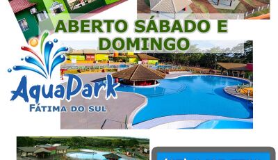 Calorão? O Aqua Park é a solução, veja os preços e como fazer sua reserva em Fátima do Sul