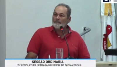 Barba apoio os professores e pede rede de águas pluviais em Ruas de Fátima do Sul; ASSISTA