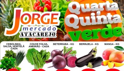 Confira as OFERTAS desta Quarta e Quinta Verde no Jorge Mercado Atacarejo em Fátima do Sul