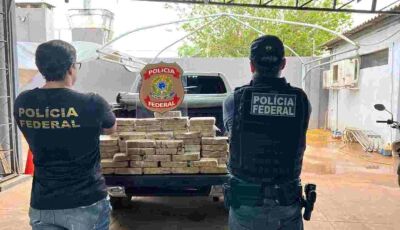 Caminhoneiro é preso em flagrante com 100 quilos de pasta base de cocaína na MS-164 na fronteira