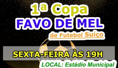 Sextouuu com mais 04 jogos da Copa Top 10 de Futebol Suíço em Fátima do Sul; CONFIRA