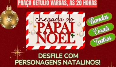 Chegada do Papai Noel terá Desfile Encantador; confira toda a programação em Fátima do Sul