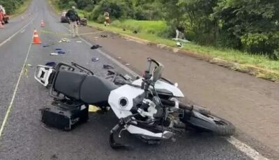 Motociclista que morreu em acidente na BR-163 era morador de Dourados 