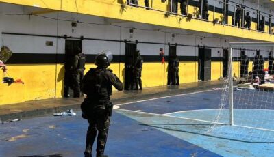 Penitenciária de Dourados recebe 2ª fase de operação de combate a comunicação ilícita nos presídio