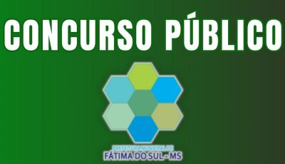 Prefeitura divulga edital com locais de prova e ensalamento para concurso público em Fátima do Sul