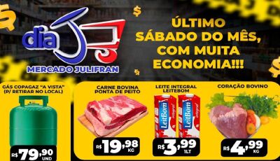 Confira as OFERTAS do DIA 'J' deste sábado no Mercado Julifran em Fátima do Sul