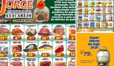 Com GÁS a R$ 79,90, Jorge Mercado está com tudo abaixo do preço neste sábado; confira as OFERTAS