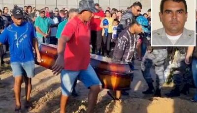 LUTO NA PM: Sepultamento de sargento é marcado por comoção; ele é natural de Glória de Dourados