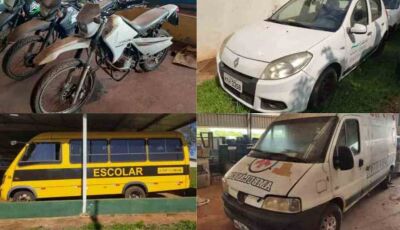 De motocicleta a ônibus escolar, leilão tem veículos com lances a partir de R$ 1,5 mil em MS