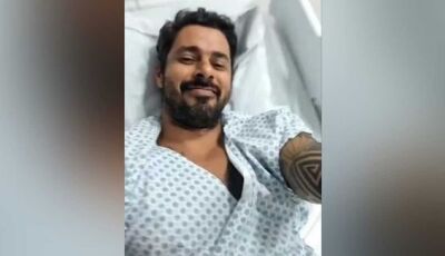 Antes de morrer, João Carreiro brincou com roupa de hospital: 'se eu empacotar'; veja o VÍDEO