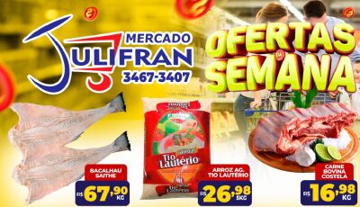 Confira as OFERTAS da SEMANA que vão até sábado no Mercado Julifran em Fátima do Sul