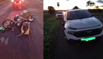 Motociclista morre em acidente na BR-262, em Mato Grosso do Sul