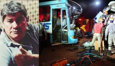 Morre segunda vítima de acidente entre caminhão e ônibus