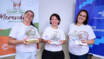 A receita 'Galinhada nutritiva' vence a Etapa do Super Chef Merendeiras em Deodápolis