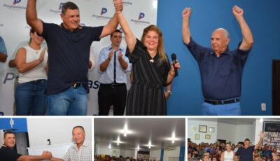 Rodrigo Garib é anunciado como pré-candidato a prefeito pelo PP em Fátima do Sul, veja FOTOS
