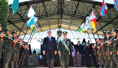 Governador destaca parceria e papel do Exército no desenvolvimento do Brasil
