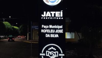 JATEÍ: Paço Municipal recebe identificação com nome do homenageado: Rofeleu José da Silva