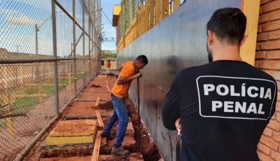 Com obras na Máxima, Agepen reforça controle de segurança e combate a lançamentos de ilícitos
