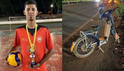 TRAGÉDIA: Jovem morre após acidente de bicicleta e carreta