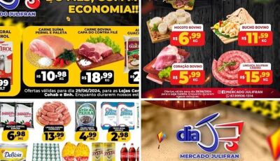 É HOJE!, Dia 'J' chegou chegando neste SÁBADO no Mercado Julifran; confira as OFERTAS